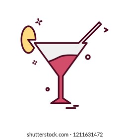 Drink icon design vector