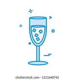 Drink icon design vector