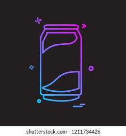 Drink icon design vector