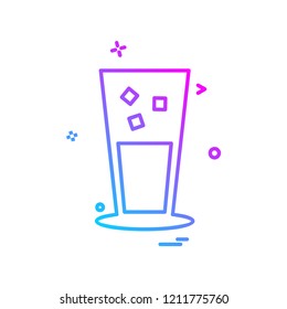 Drink icon design vector