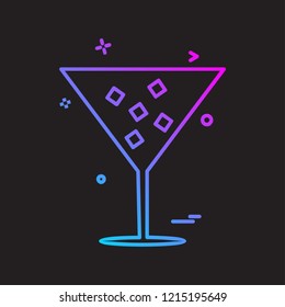 Drink icon design vector