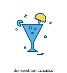 Drink icon design vector