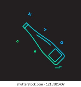 Drink icon design vector
