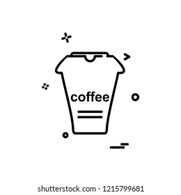 Drink icon design vector
