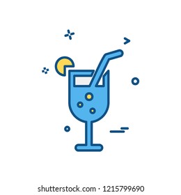 Drink icon design vector