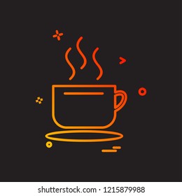 Drink icon design vector