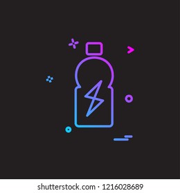 Drink icon design vector