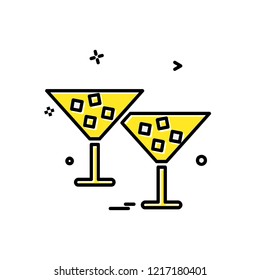 Drink icon design vector