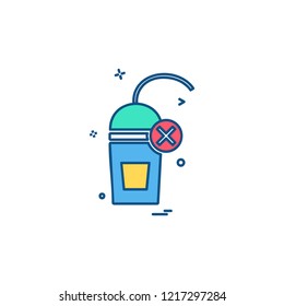 Drink icon design vector