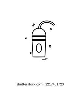 Drink icon design vector