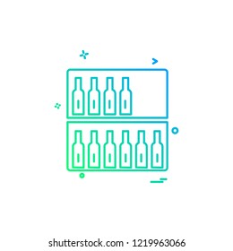 Drink icon design vector