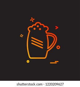Drink icon design vector