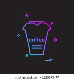 Drink icon design vector