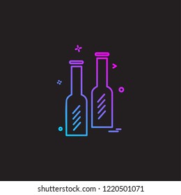 Drink icon design vector