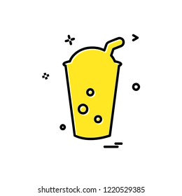 Drink icon design vector