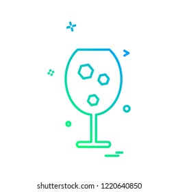 Drink icon design vector