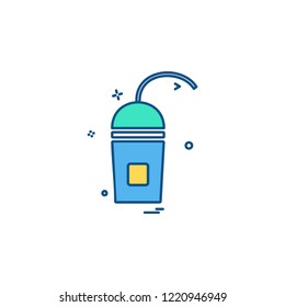 Drink icon design vector
