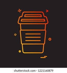 Drink icon design vector