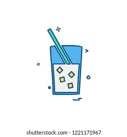 Drink icon design vector