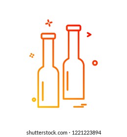 Drink icon design vector