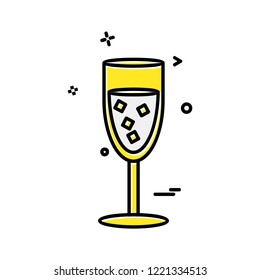 Drink icon design vector