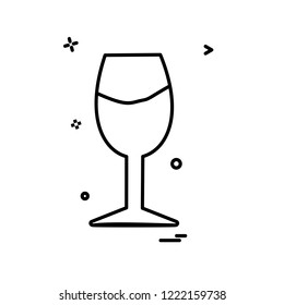 Drink icon design vector