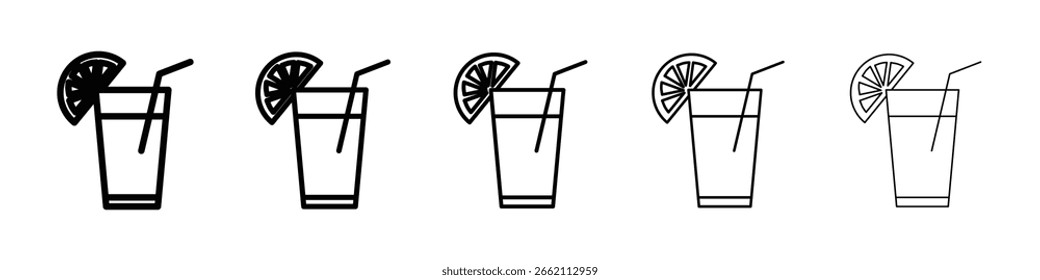 Drink icon filled flat sign concept for web design.