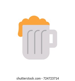 Drink icon flat design logo illustration
