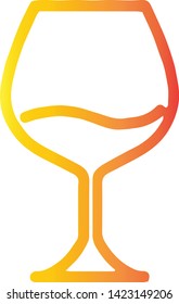 Drink icon flat style isolated on white background