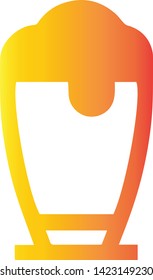 Drink icon flat style isolated on white background