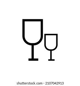 drink icon, food and beverage vector graphics illustrations. Vector restaurant icons .