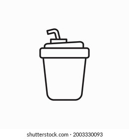 drink icon illustration vector, can be used for web and design. Vector of cold drink cup icon
