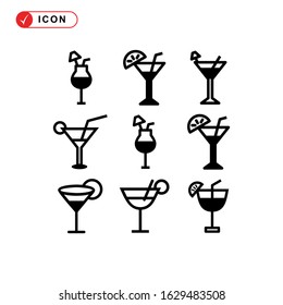 drink icon or logo isolated sign symbol vector illustration - Collection of high quality black style vector icons
