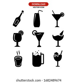 drink icon or logo isolated sign symbol vector illustration - Collection of high quality black style vector icons
