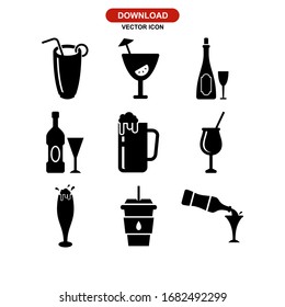 drink icon or logo isolated sign symbol vector illustration - Collection of high quality black style vector icons

