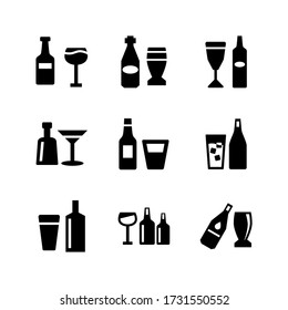 drink  icon or logo isolated sign symbol vector illustration - Collection of high quality black style vector icons
