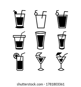 Drink icon or logo isolated sign symbol vector illustration - Collection of high quality black style vector icons
