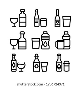 drink icon or logo isolated sign symbol vector illustration - Collection of high quality black style vector icons
