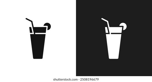 Drink icon logo set vector