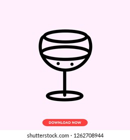 Drink icon modern vector style