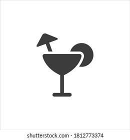 Trinksymbol auf weißem Hintergrund
