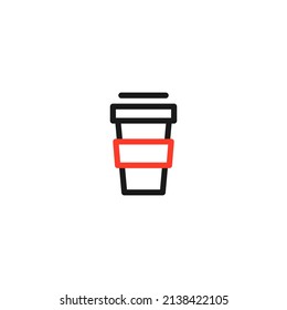 drink icon. drink outline icon. can be used for social media purposes, posters and others.