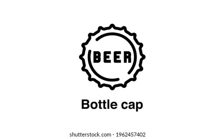 drink icon outline style with white background