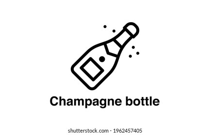 drink icon outline style with white background