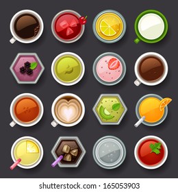 drink icon set