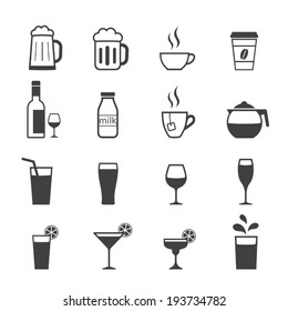 drink icon set