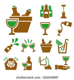 drink icon set