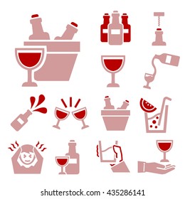 drink icon set