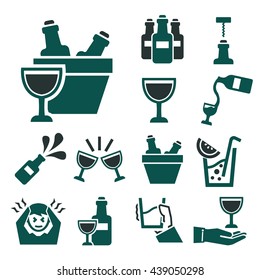 drink icon set