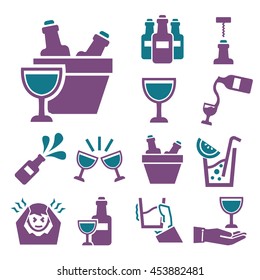 drink icon set